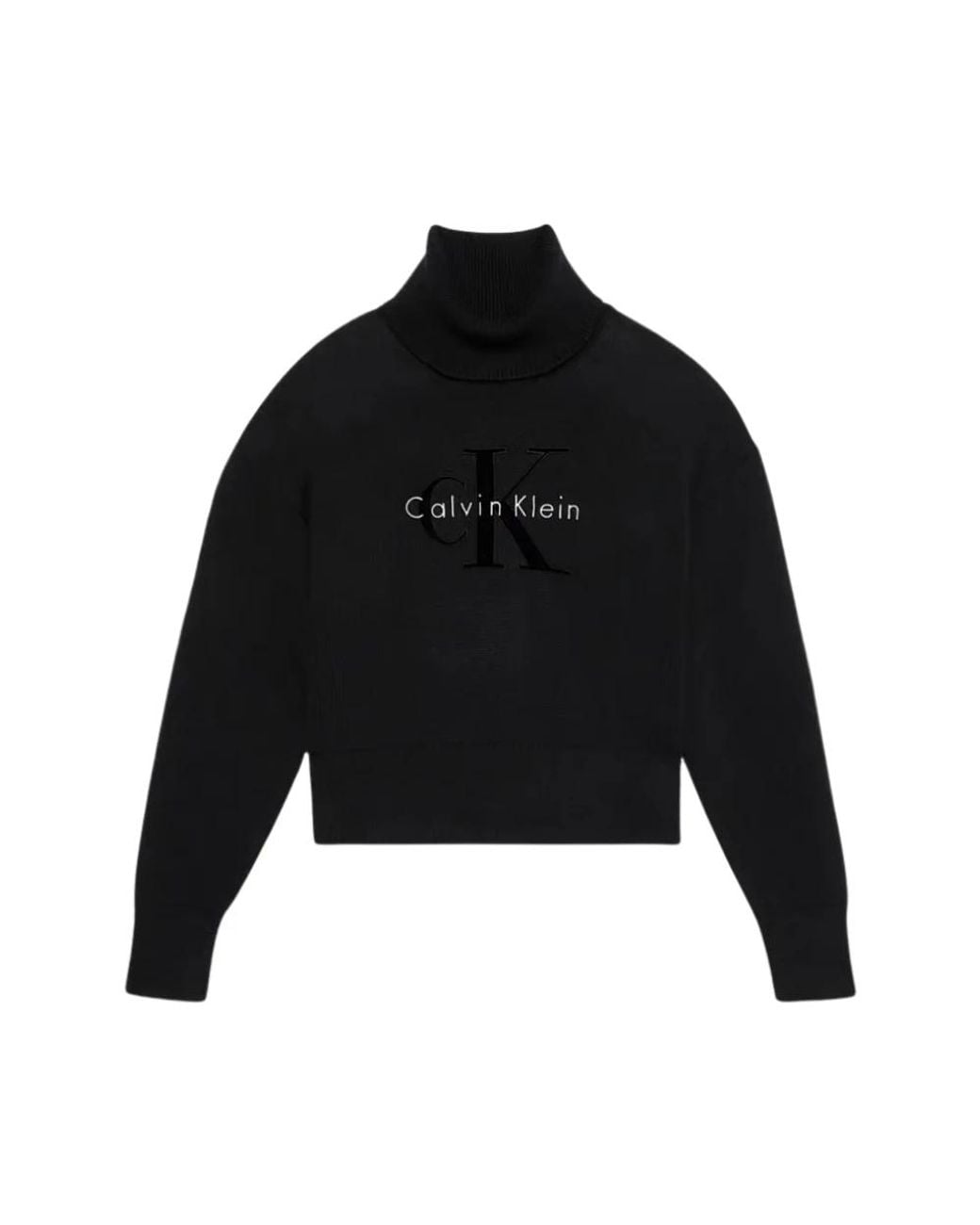 Calvin Klein Turtleneck Trui in het Black