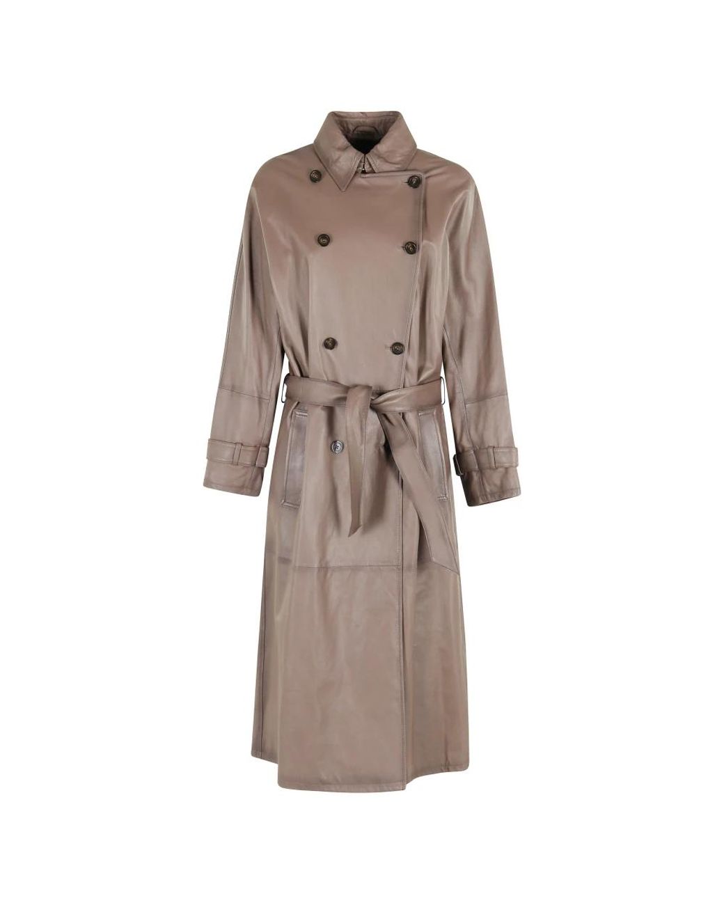 Emporio Armani Brown Trench Coats
