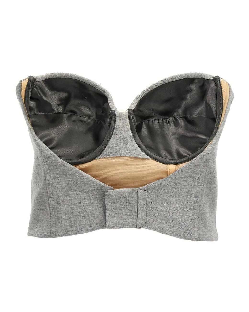 GIUSEPPE DI MORABITO Gray Sleeveless Tops