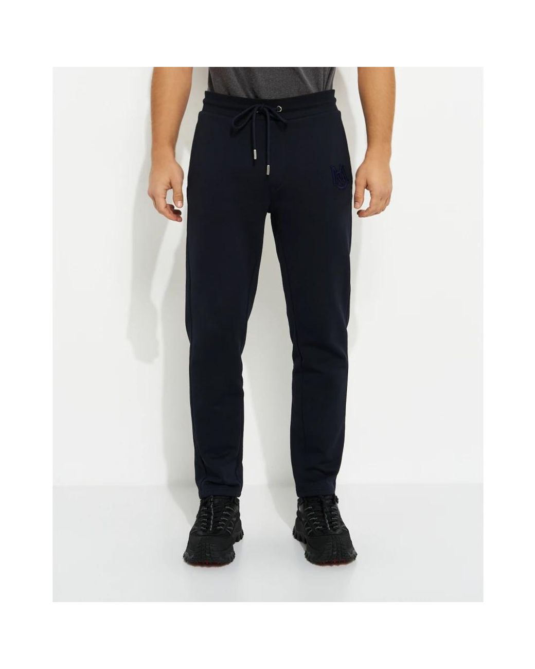 Moncler Monogrammierte Sweatpants in Blue für Herren