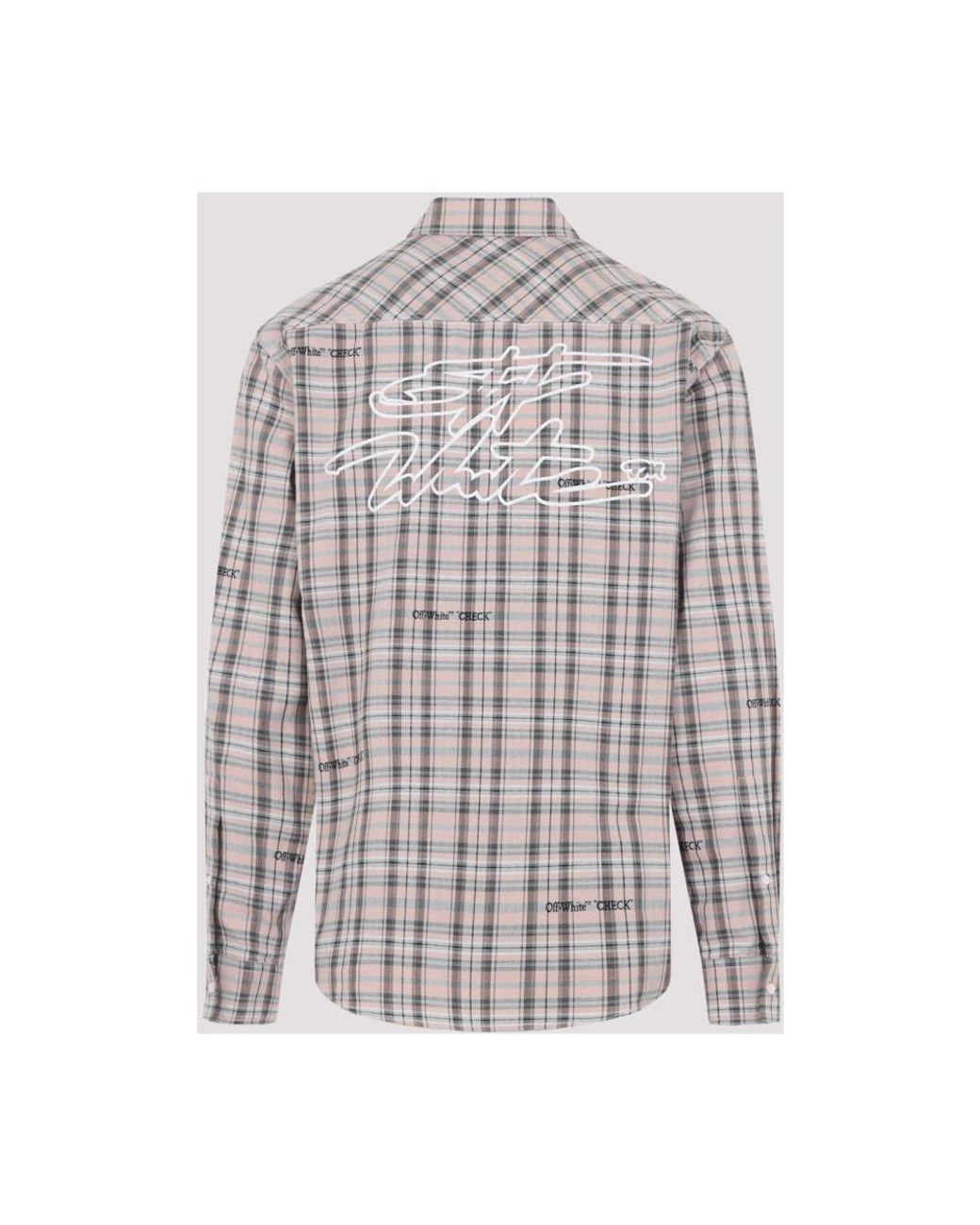Off-White c/o Virgil Abloh Gray Casual Shirts for men