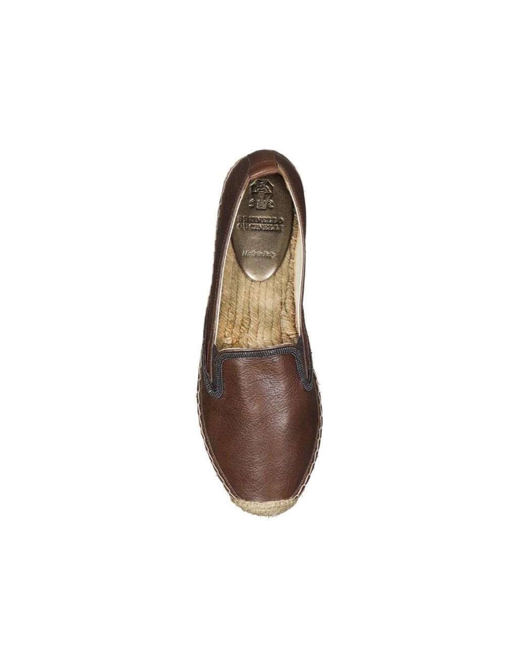 Brunello Cucinelli Brown Espadrilles