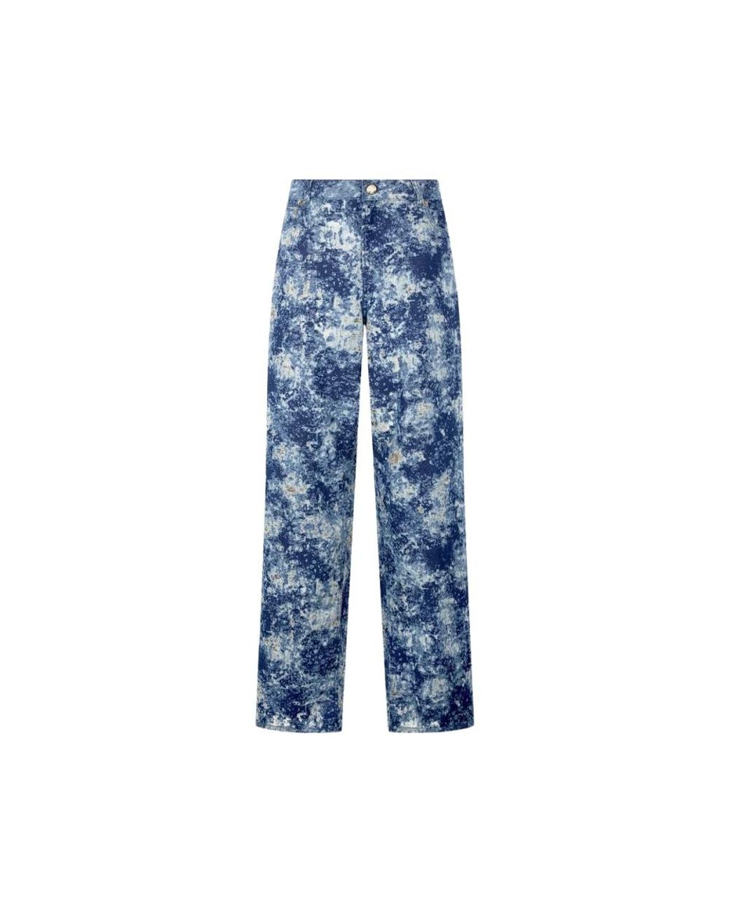 Roberto Cavalli Blue Wide Jeans