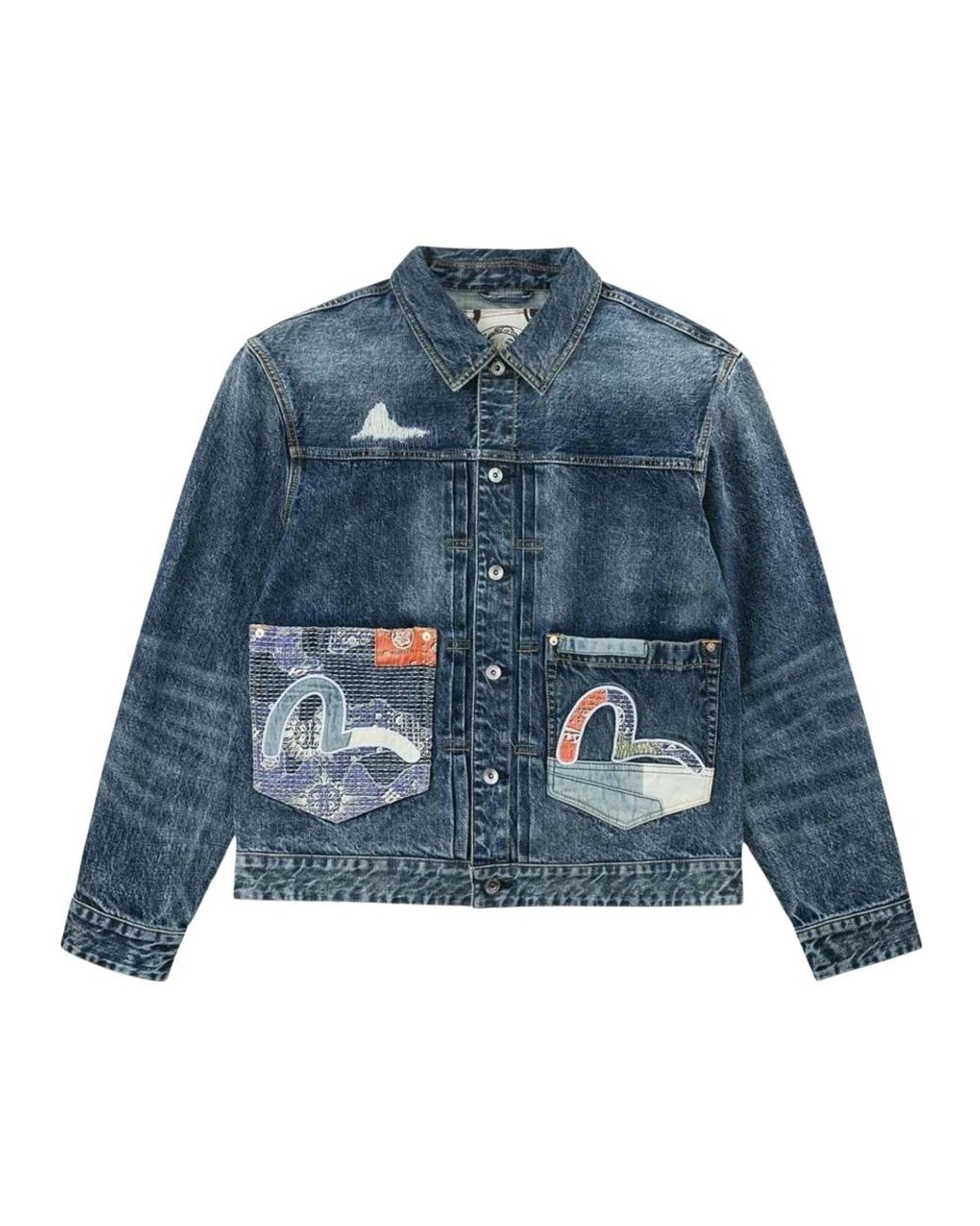 Denim Jackets Evisu pour homme en coloris Blue