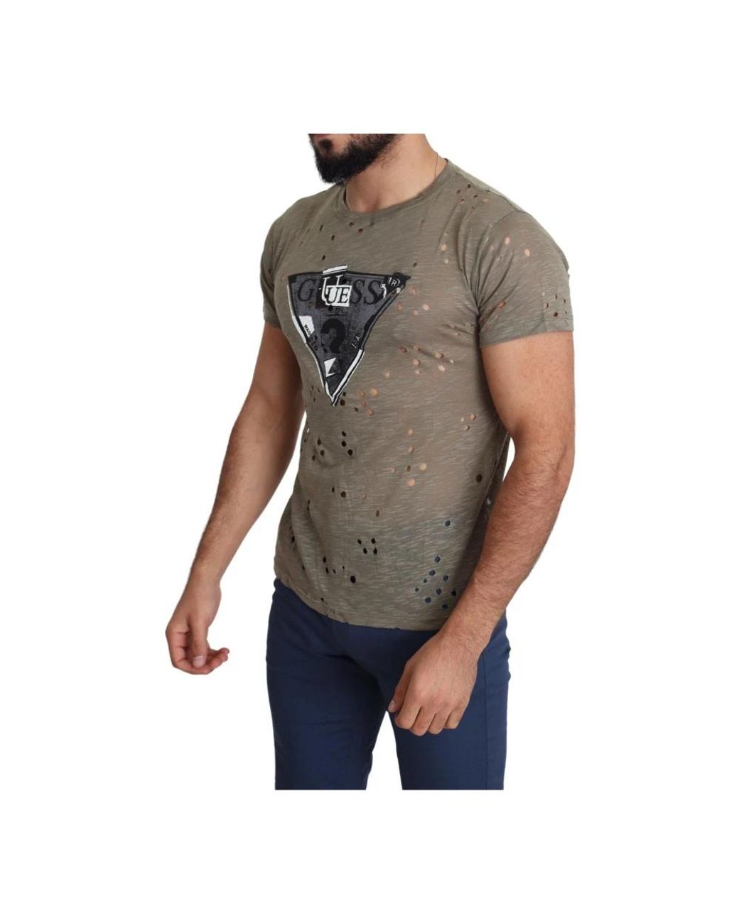 Guess Gray T-Shirts for men