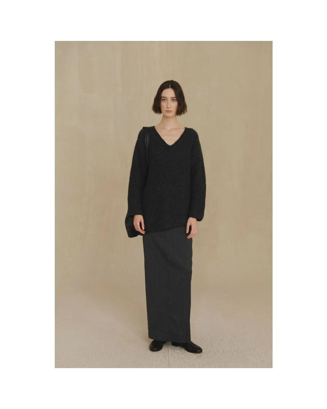 Cortana Black Cashmere Knitwear