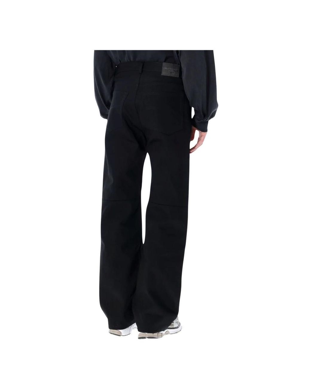 Balenciaga Black Straight Fit Jeans for men