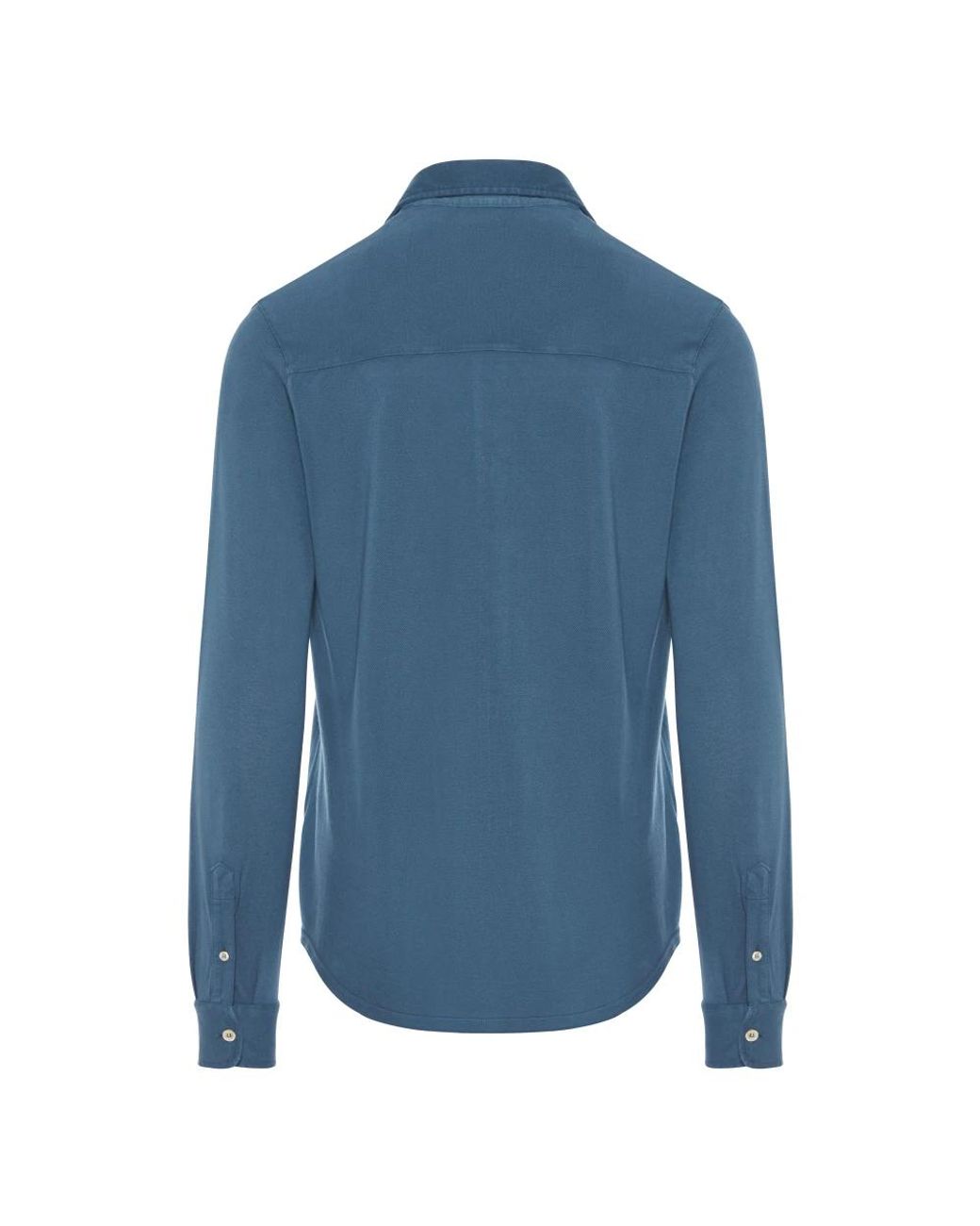 Fedeli Blue Casual Shirts for men