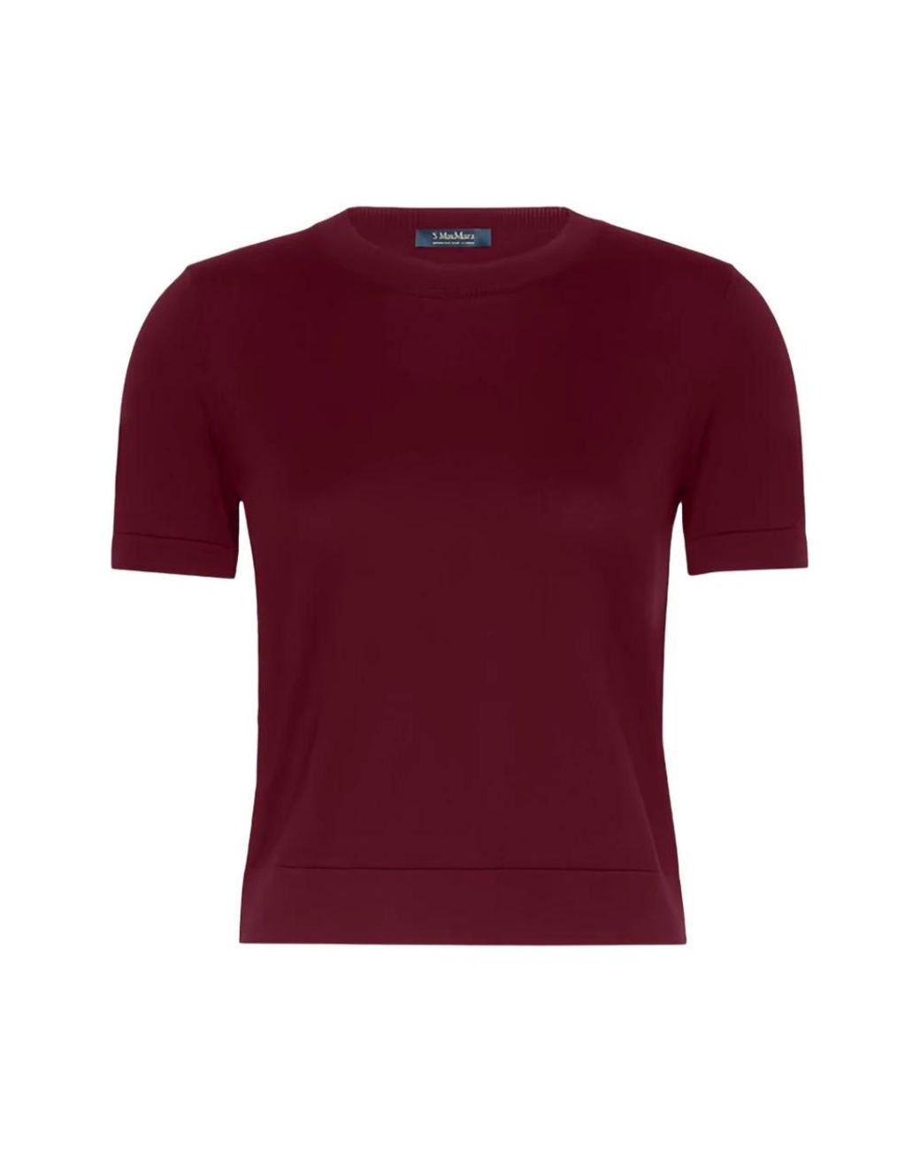 Max Mara Red Round-Neck Knitwear