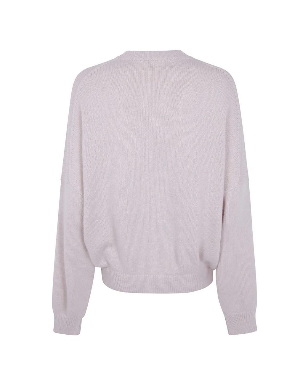 Khaite Purple Round-Neck Knitwear