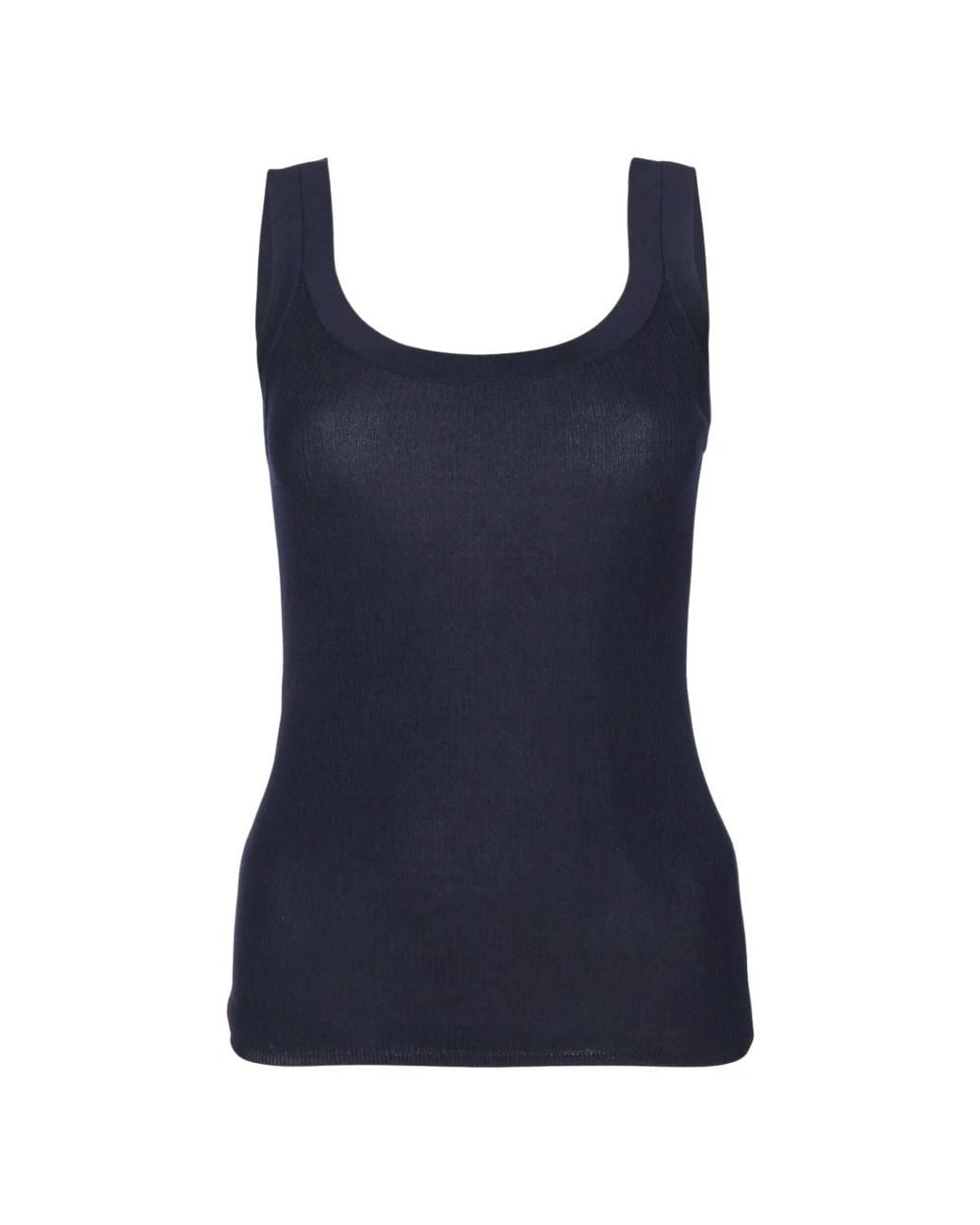 Elisabetta Franchi Blue Sleeveless Tops