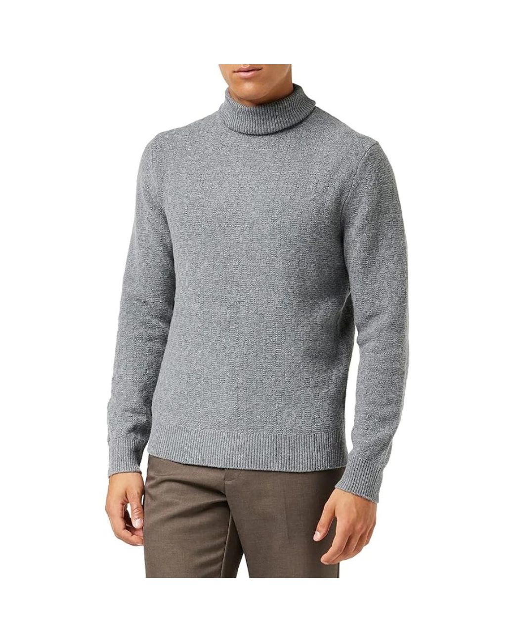 Turtlenecks Hackett de hombre de color Gray