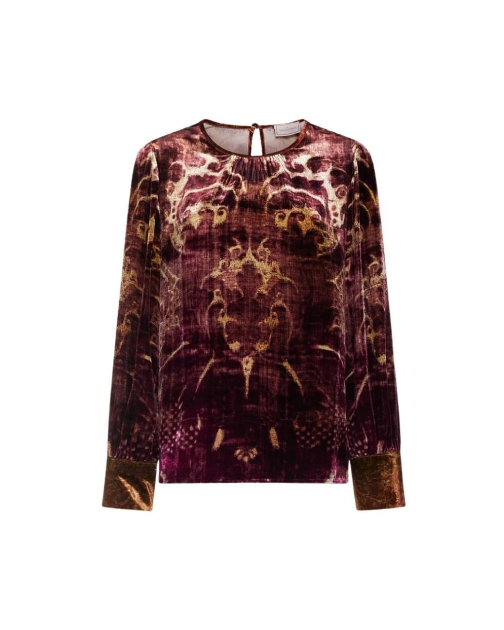 Pierre Louis Mascia Purple Blouses