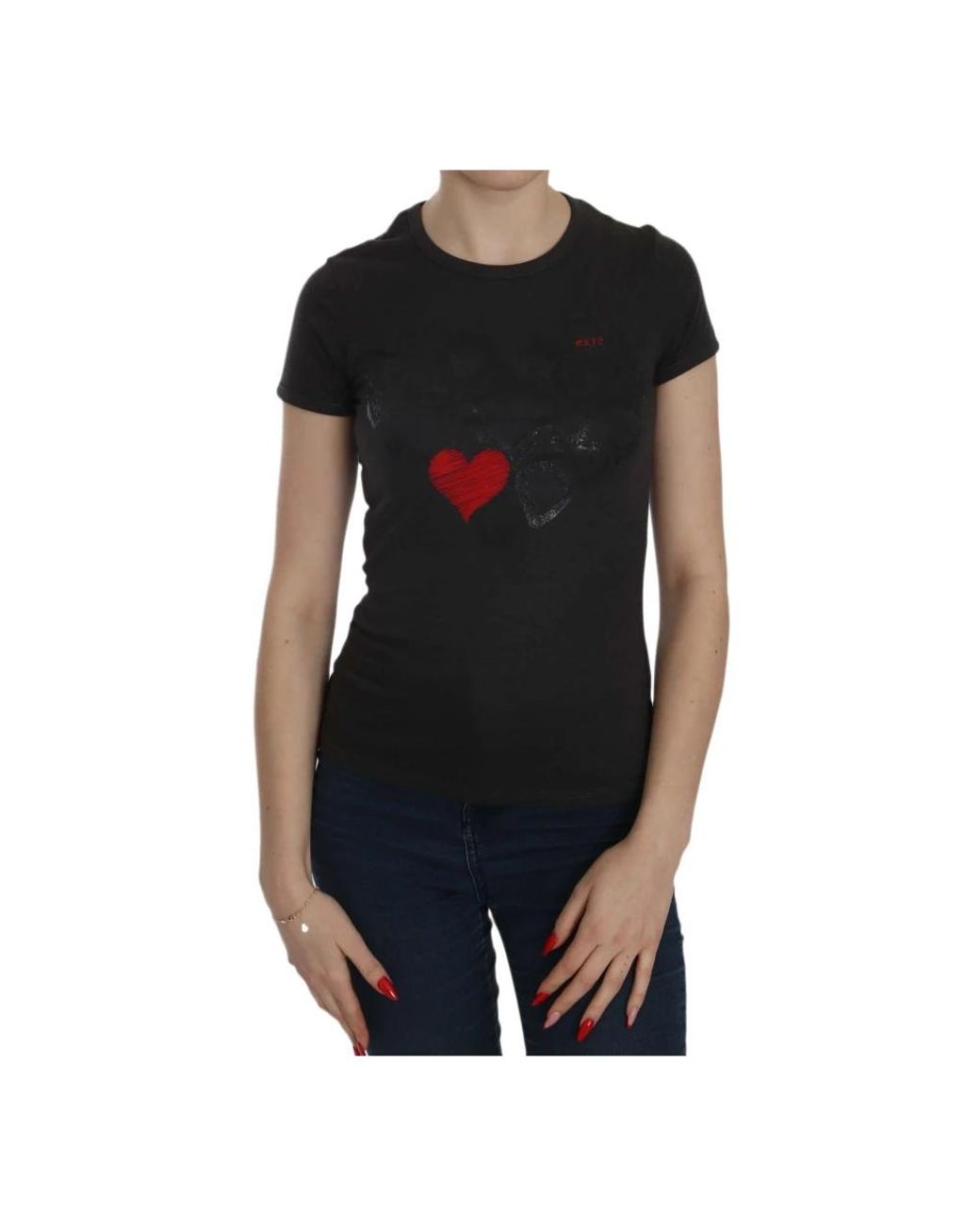 Exte Black T-Shirts