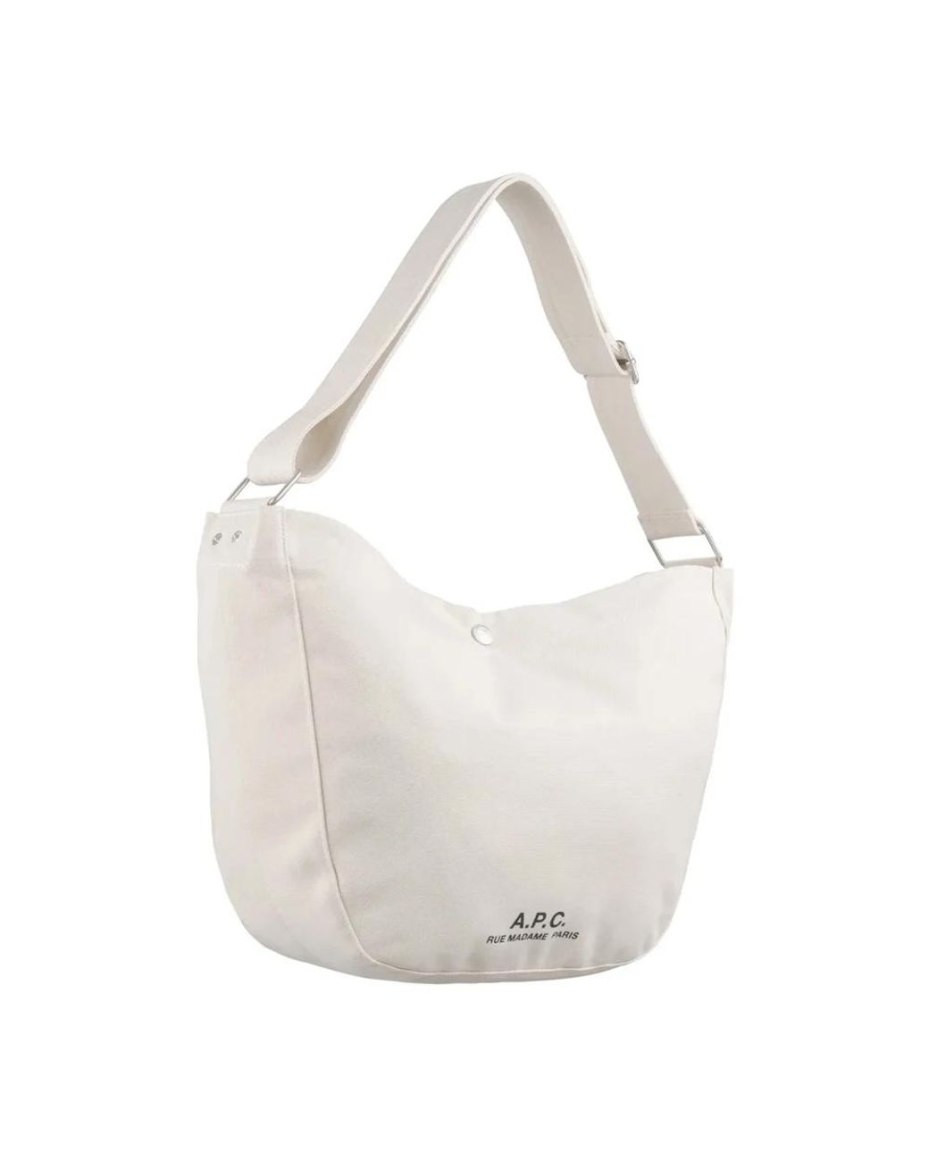 A.P.C. White Shoulder Bags
