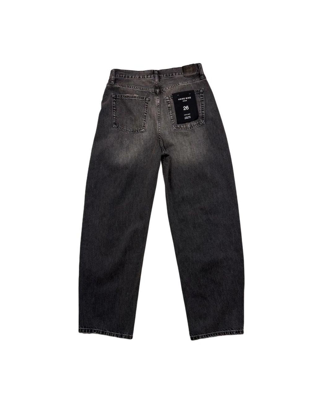 Anine Bing Gray Loose Fit Jeans