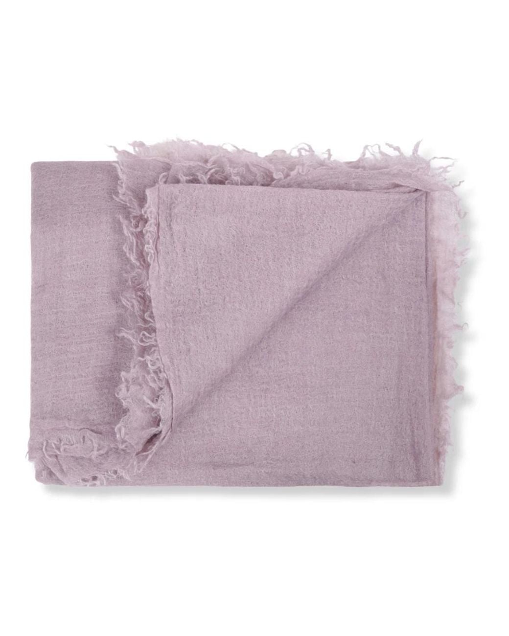 Rick Owens Purple Silk Scarves