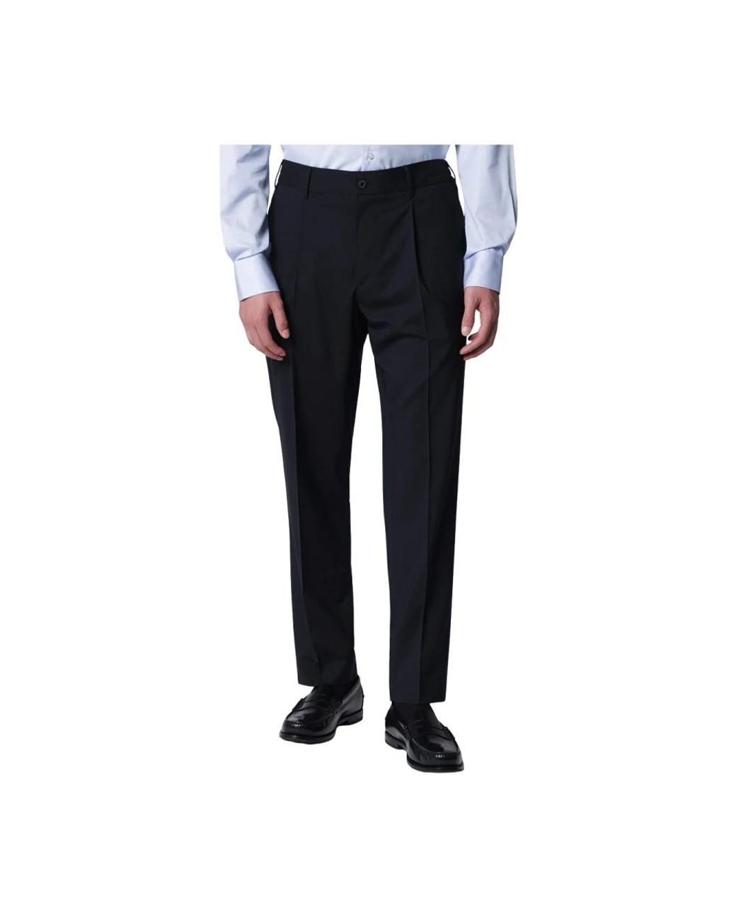 Santaniello Blue Suit Trousers for men