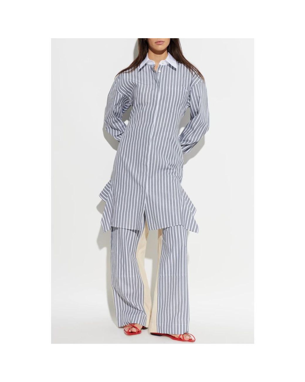 Stella McCartney Blue Shirt Dresses