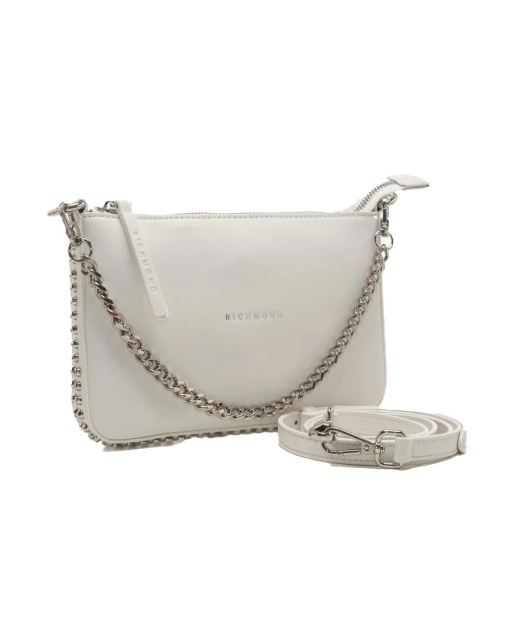 John Richmond Gray Shoulder Bags