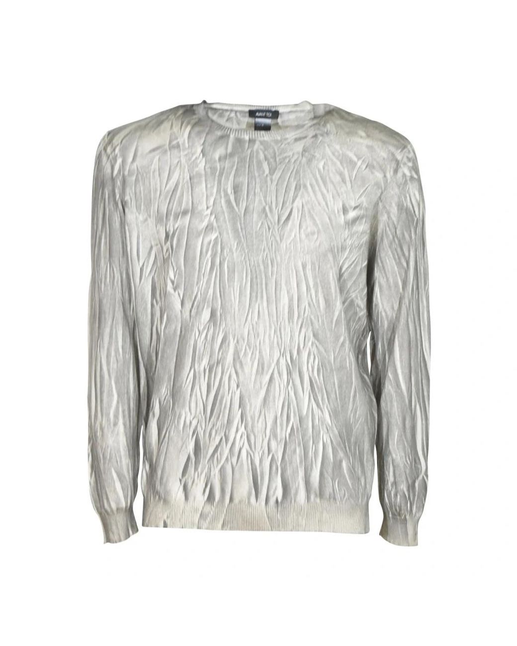 Avant Toi Gray Round-Neck Knitwear for men