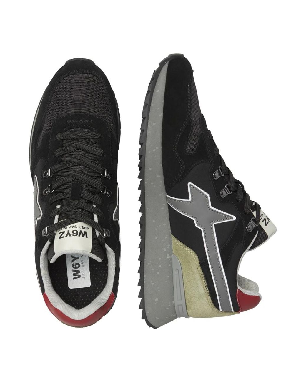 W6yz Black Sneakers for men
