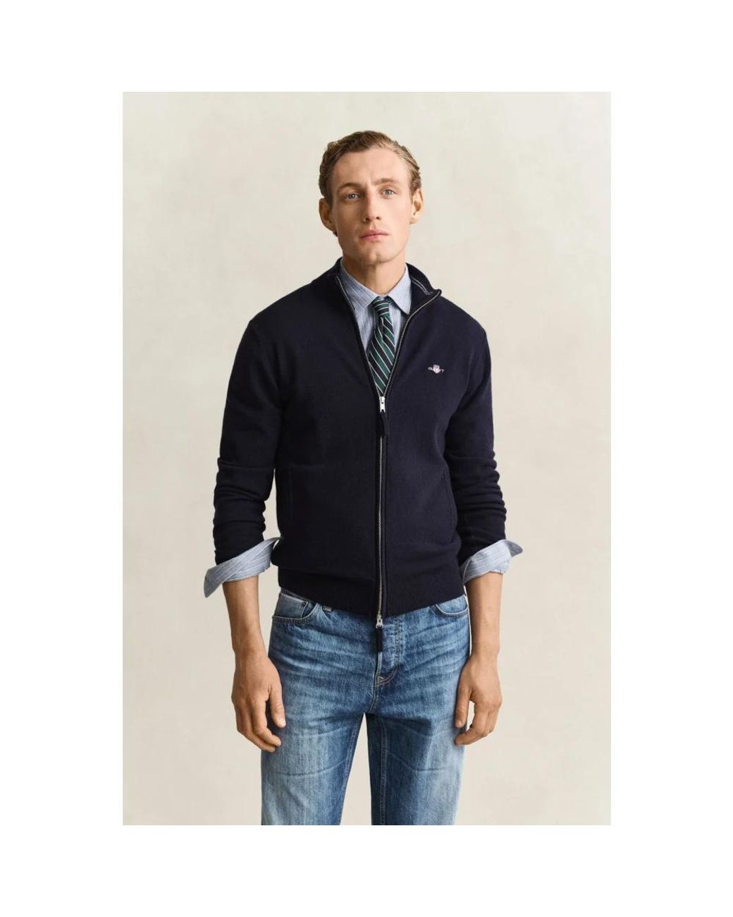 Cardigans Gant pour homme en coloris Blue