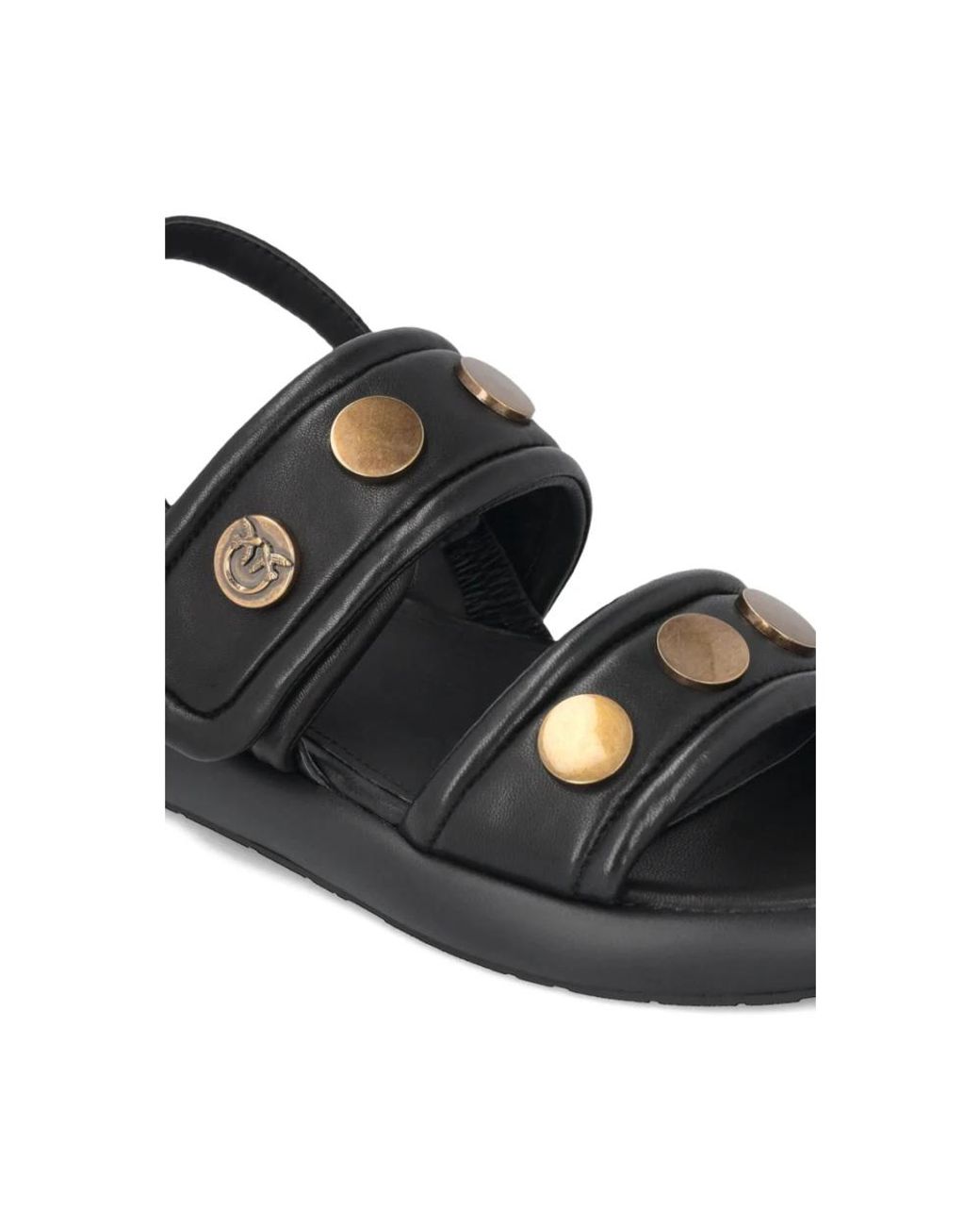 Pinko Black Flat Sandals