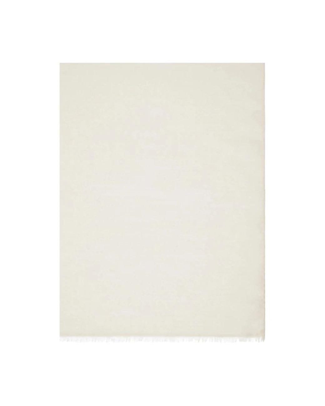 Max Mara White Scarves