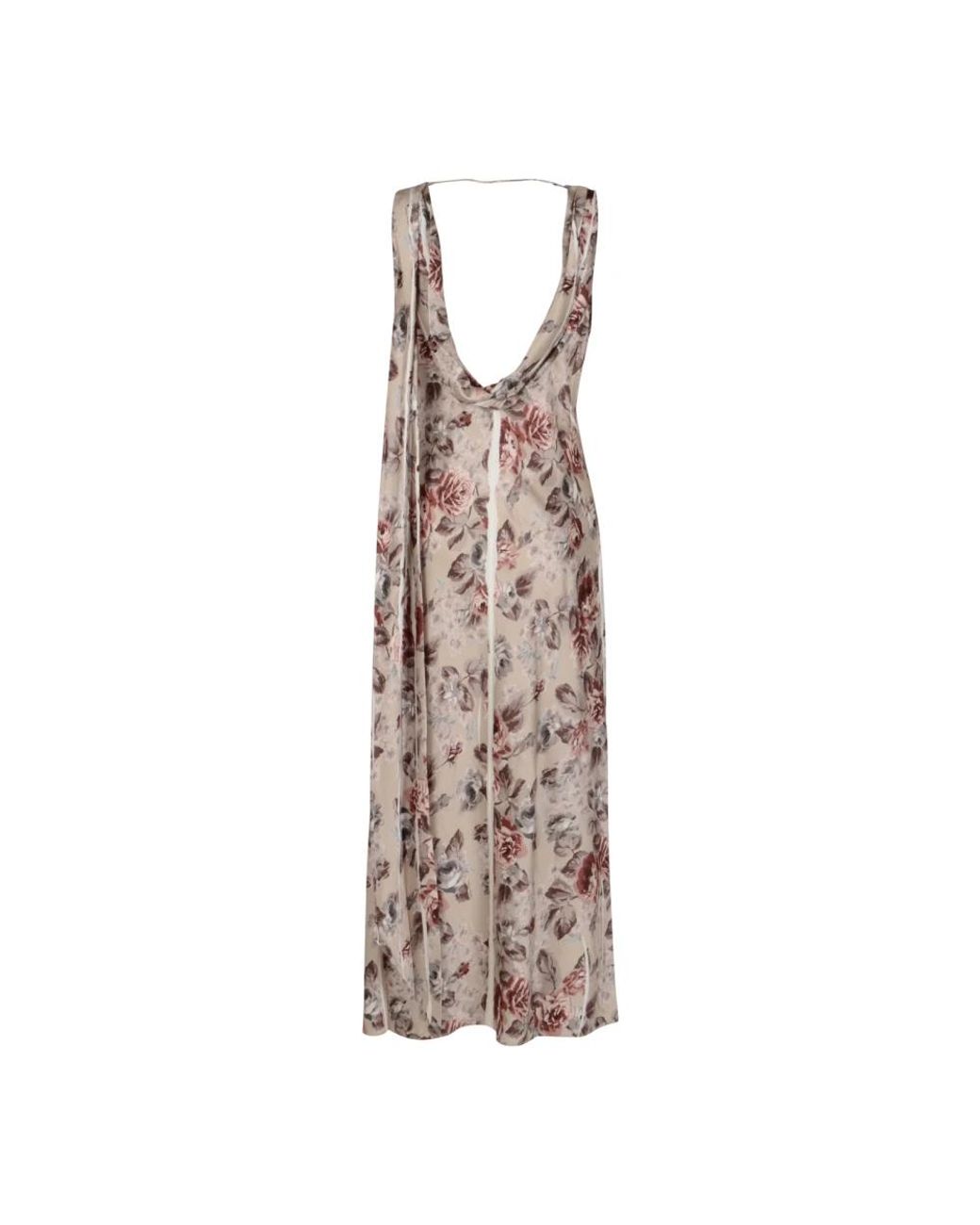 Midi Dresses Acne de color Brown