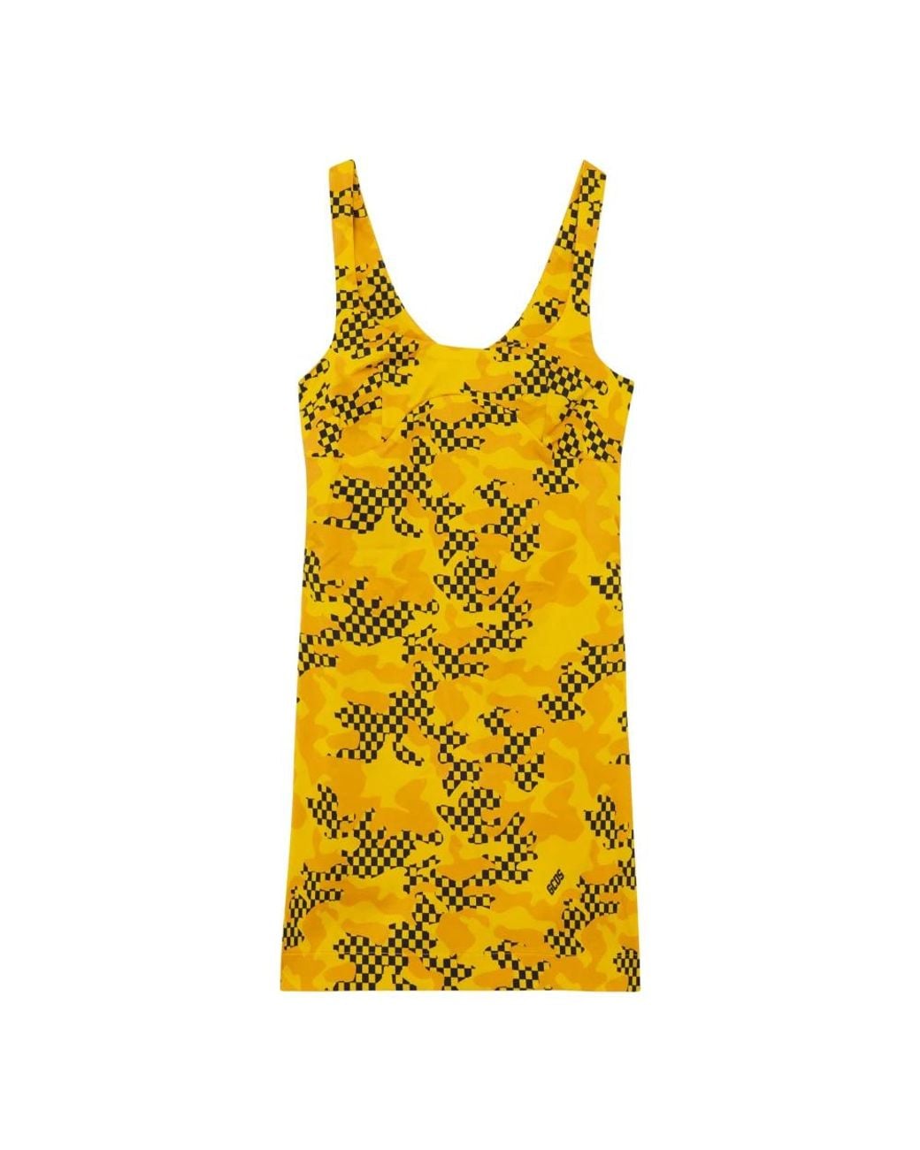 Gcds Yellow Short Dresses