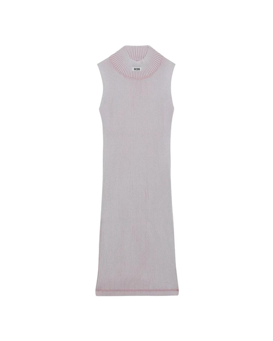 Gcds Gray Knitted Dresses