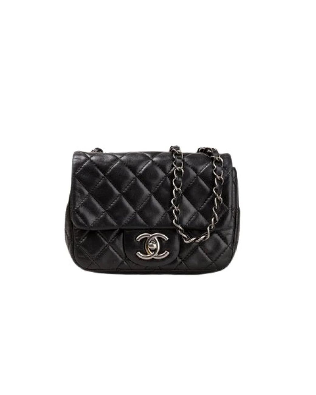 Mini sac de rabat d`occasion d`occasion Chanel Vintage en coloris Noir |  Lyst