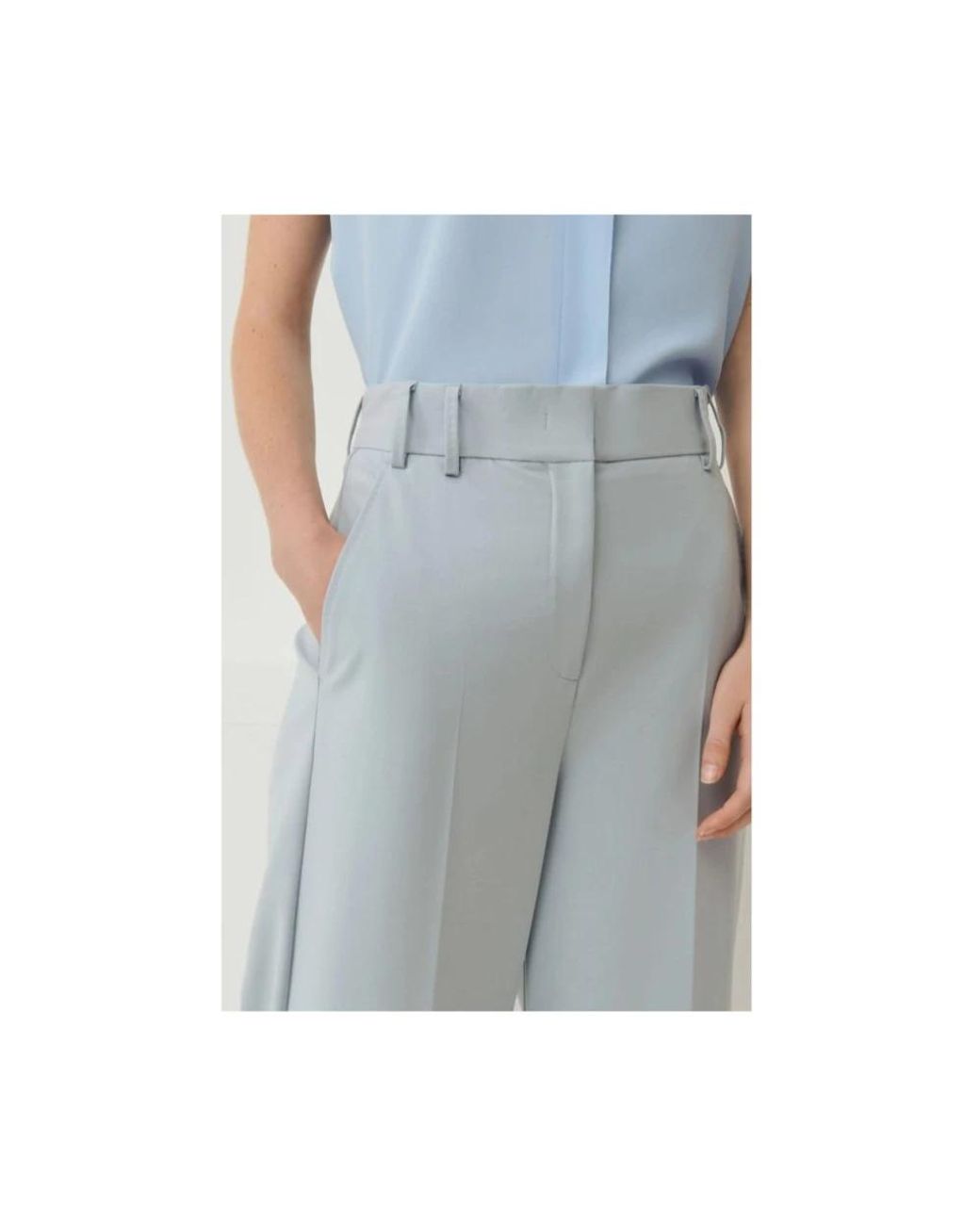 Marella Blue Wide Trousers