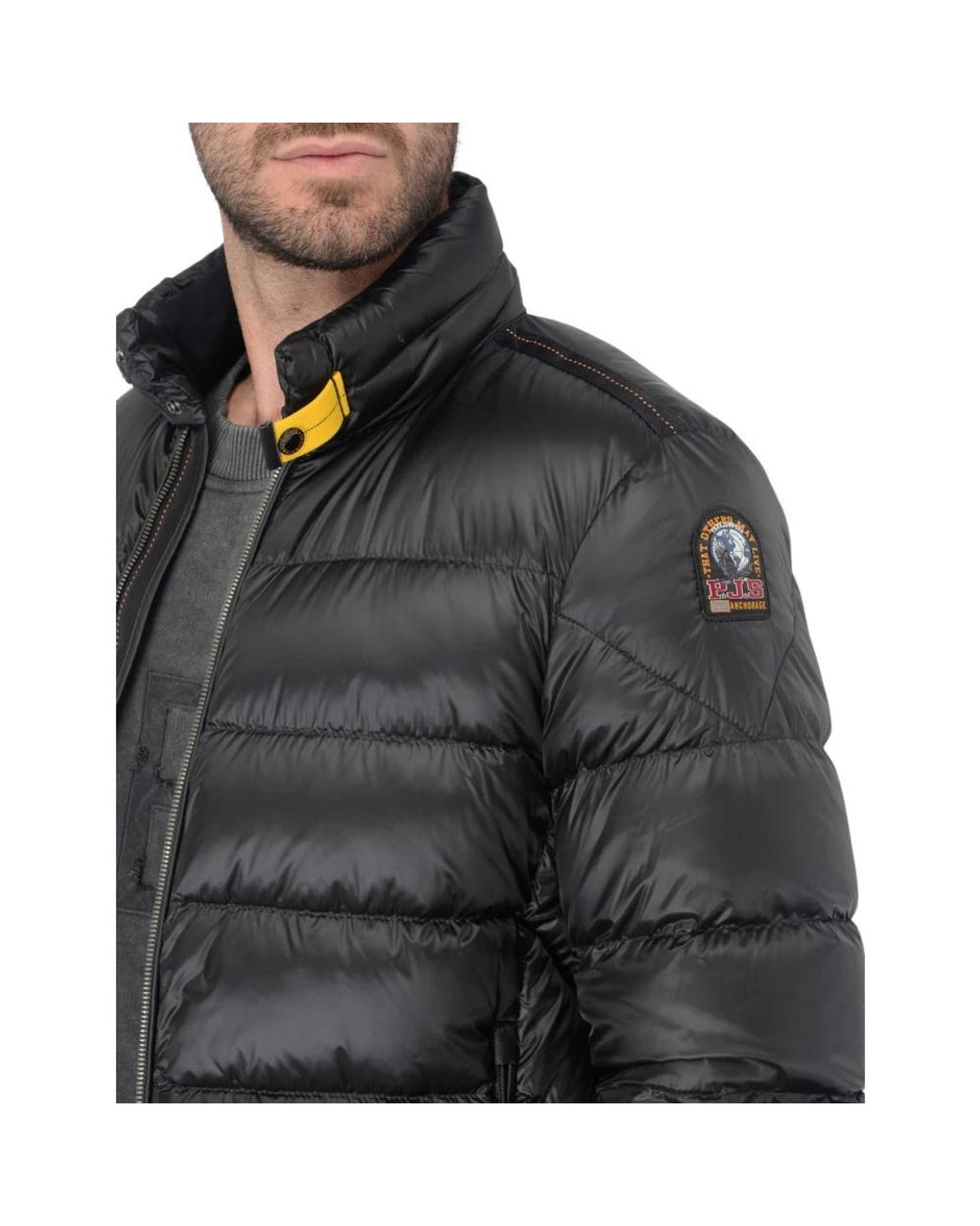 Parajumpers Black Down Jackets for men