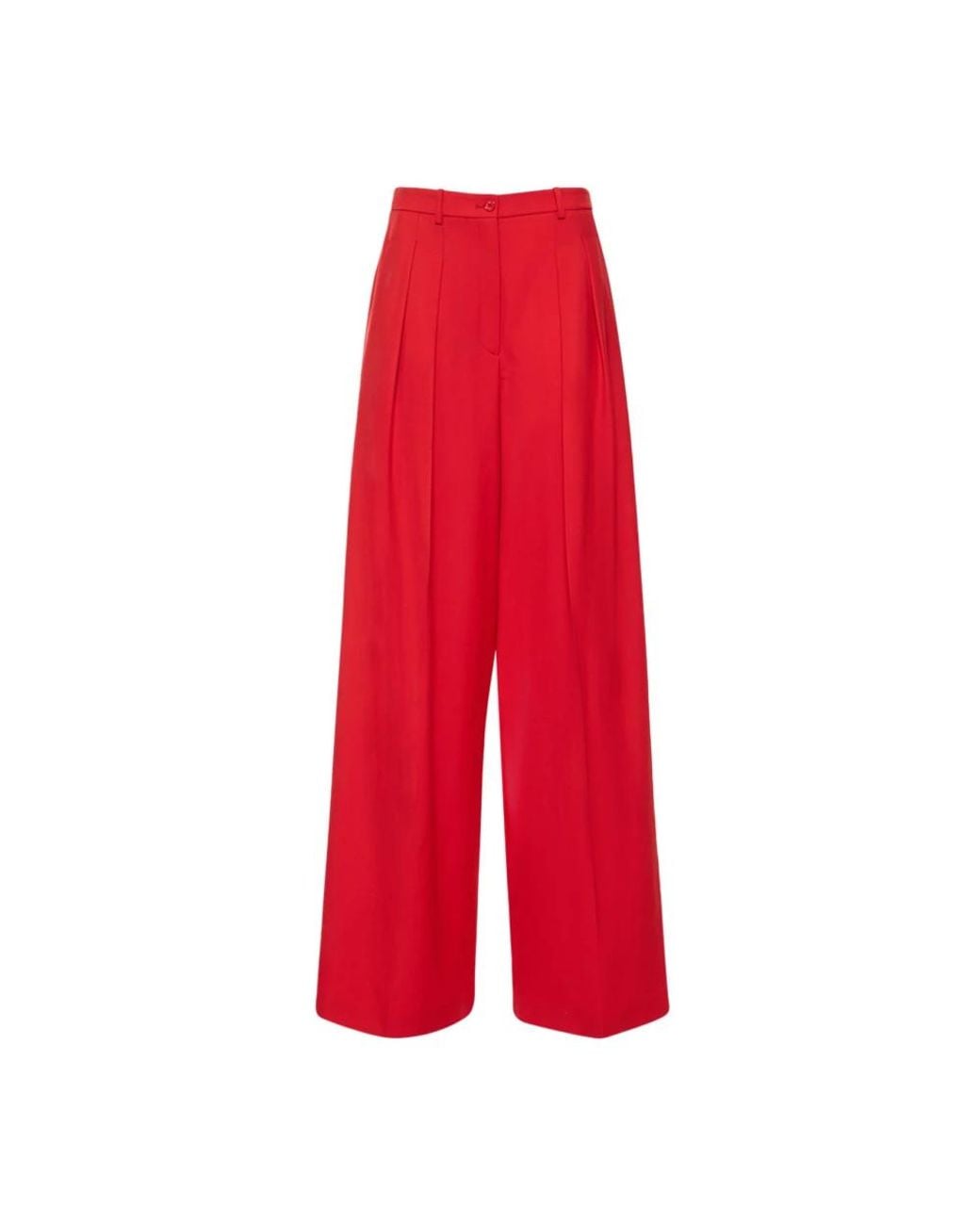 Michael Kors Red Wide Trousers