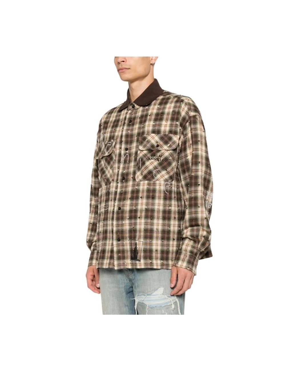 Palm Angels Brown Light Jackets for men
