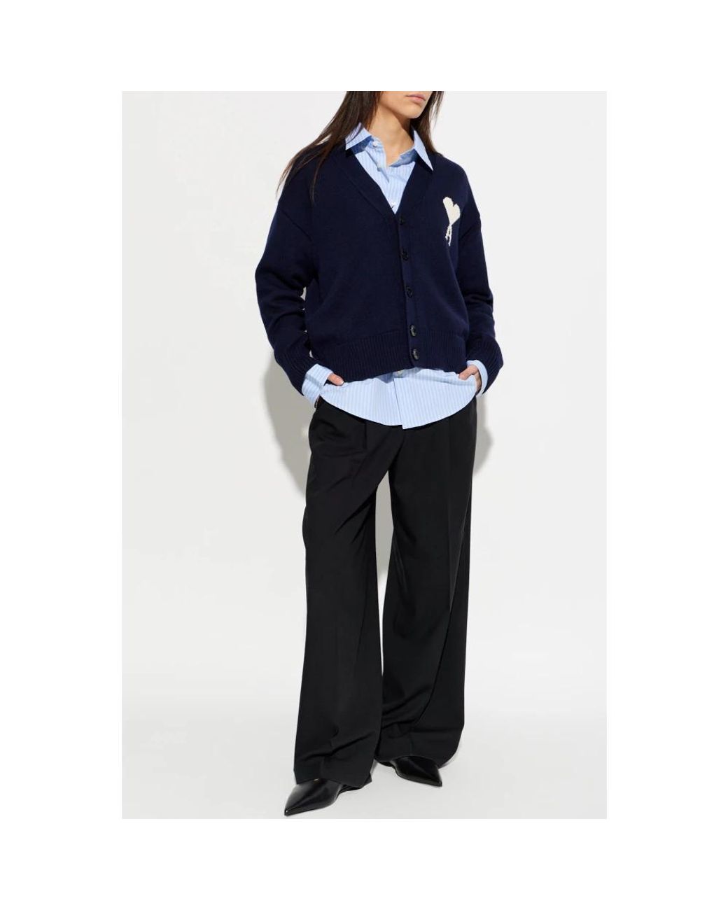 Cardigans AMI de color Blue