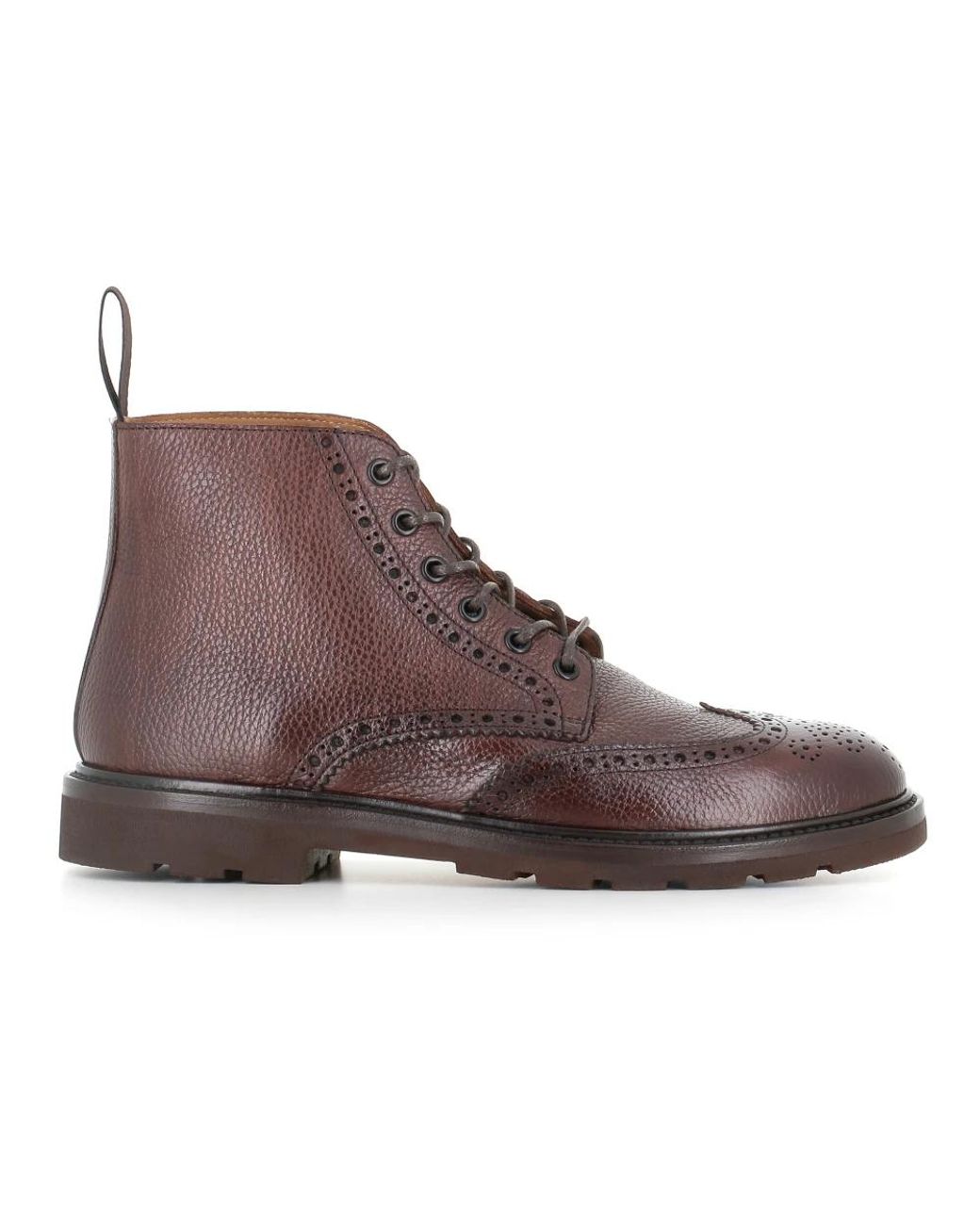 Henderson Brown Lace-Up Boots for men