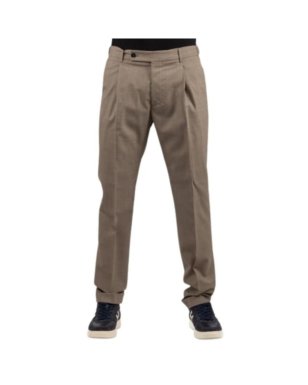 Berwich Brown Suit Trousers for men