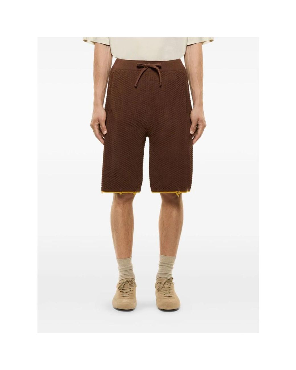 Casual Shorts Laneus pour homme en coloris Brown