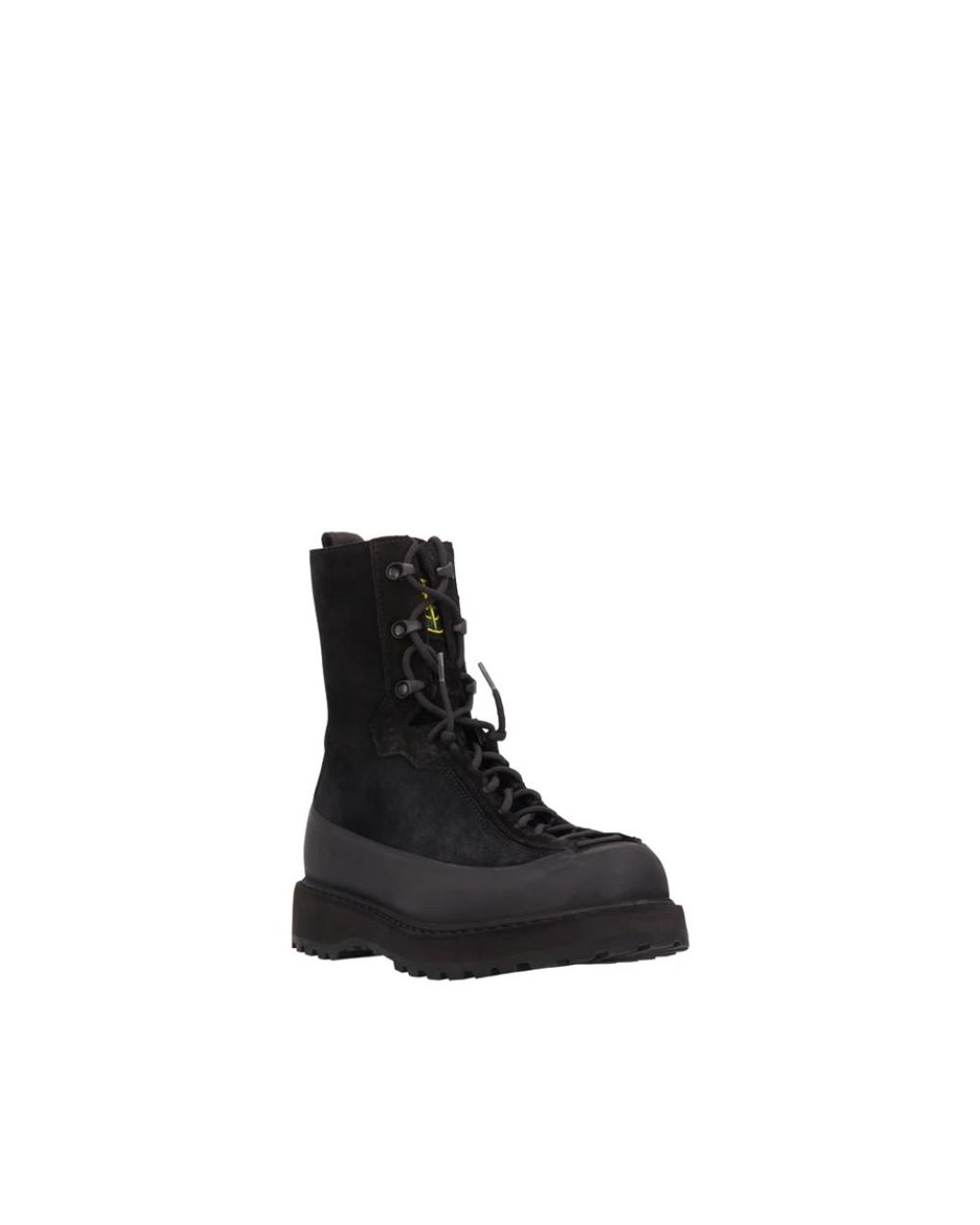 Stone Island Black Lace-Up Boots for men