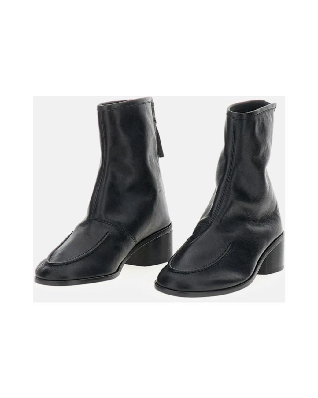 Hereu Black Heeled Boots