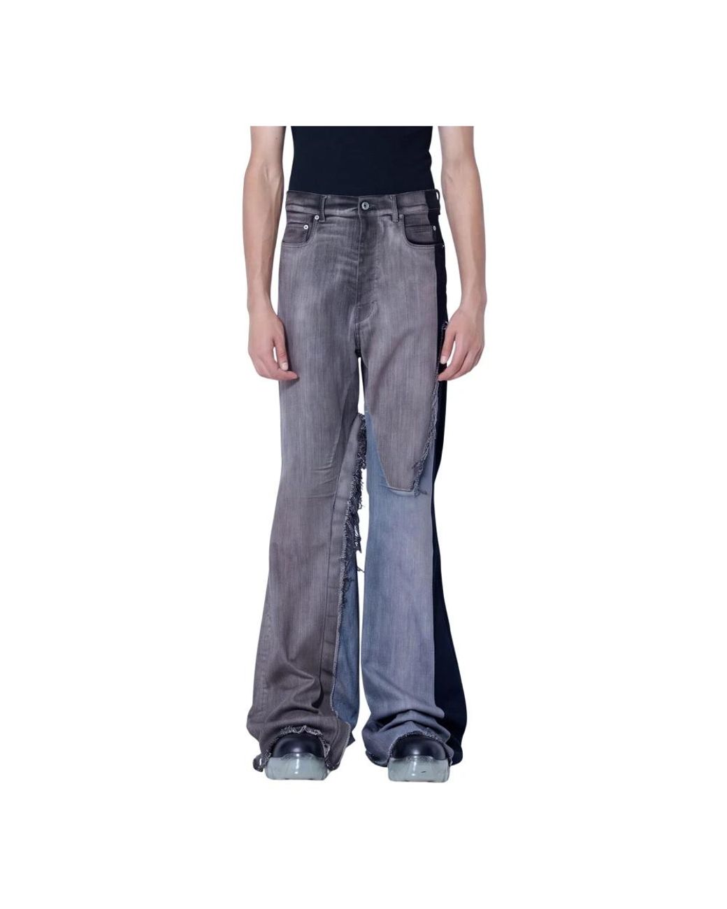 Rick Owens Blue Wide Jeans for men