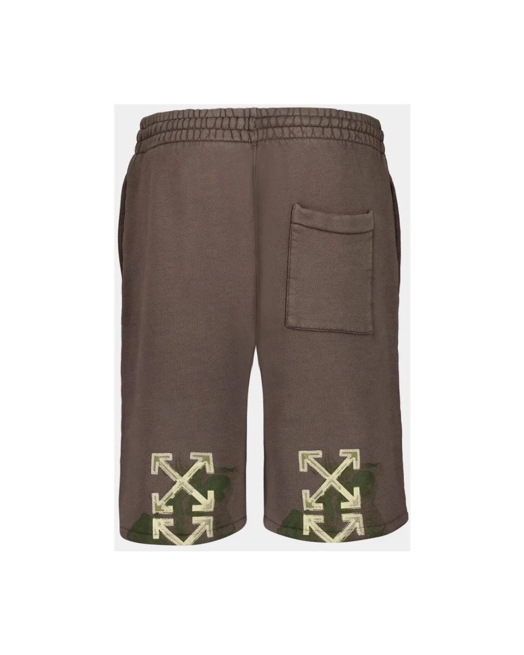 Casual Shorts di Off-White c/o Virgil Abloh in Brown da Uomo