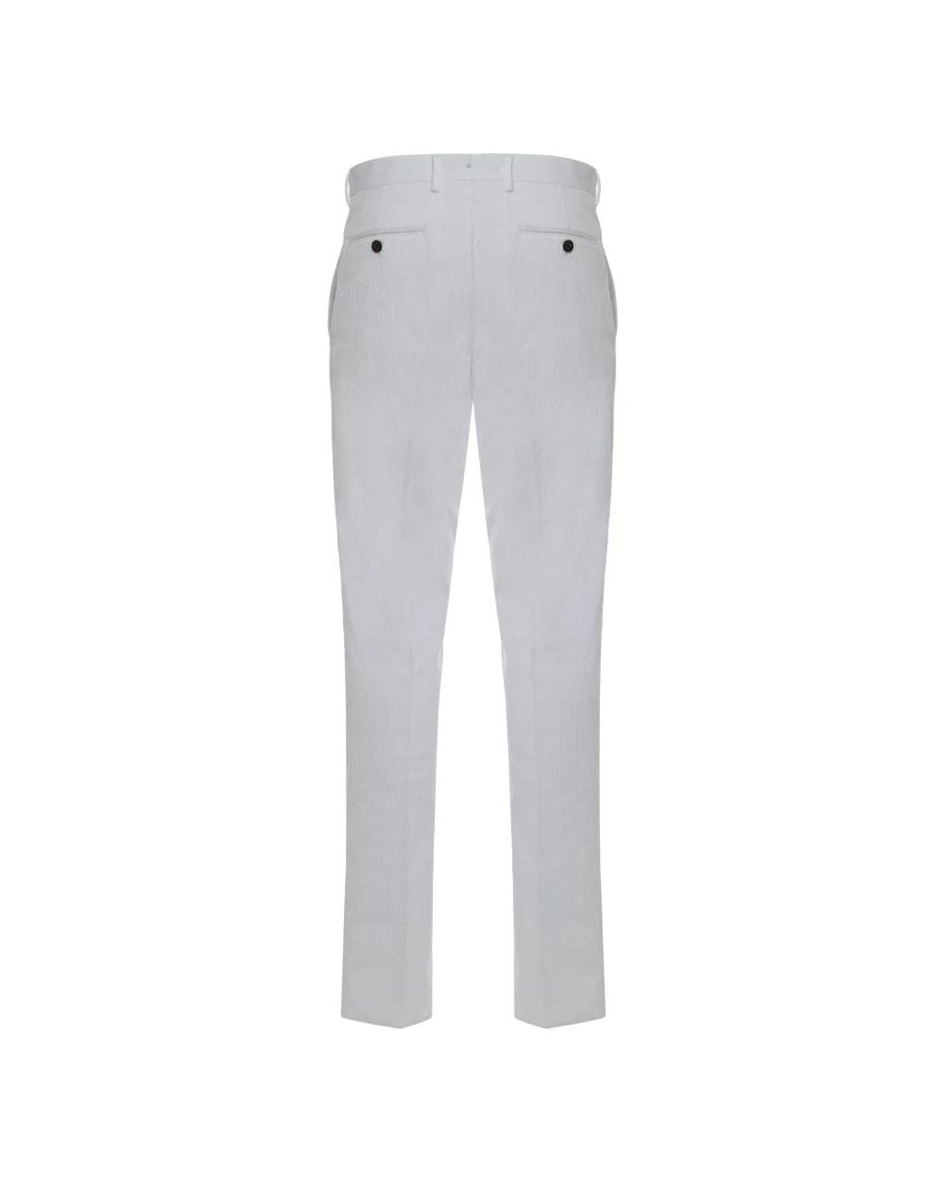 Moorer Gray Slim-Fit Trousers for men