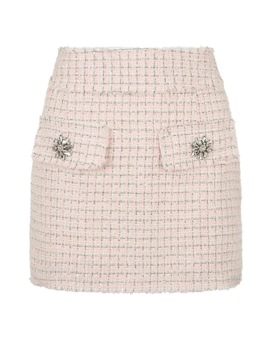 Philipp Plein Natural Short Skirts