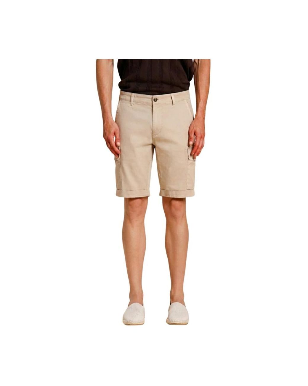 Mason's Black Casual Shorts for men