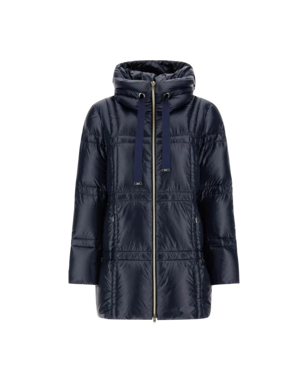 Herno Jassen ,Blauw ,Katoen A-Shape Jacket in het Blue