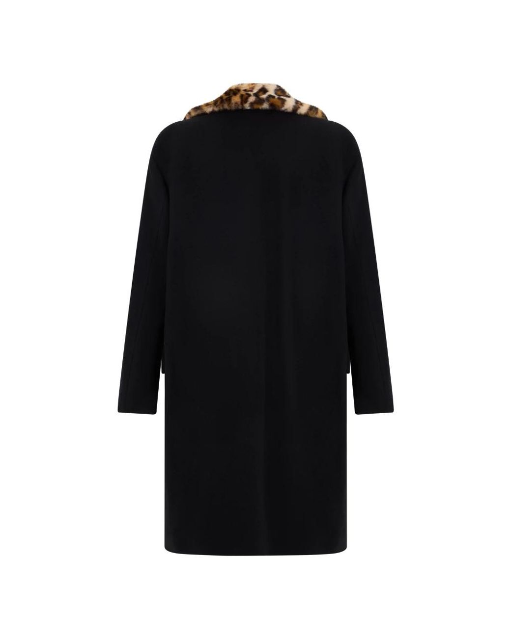 Moschino Black Single-Breasted Coats